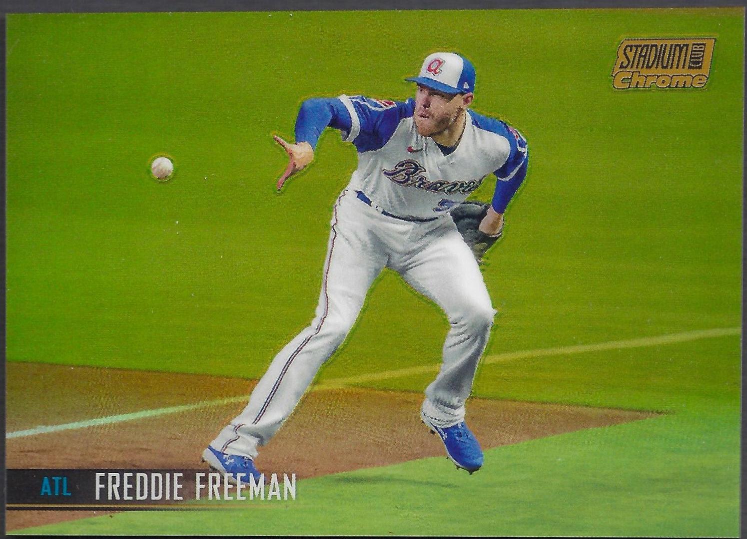 Freddie Freeman [Gold Refractor] #153