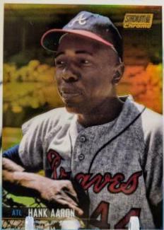 Hank Aaron [Gold Refractor] #102