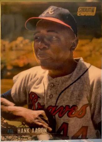 Hank Aaron [Orange Refractor] #102