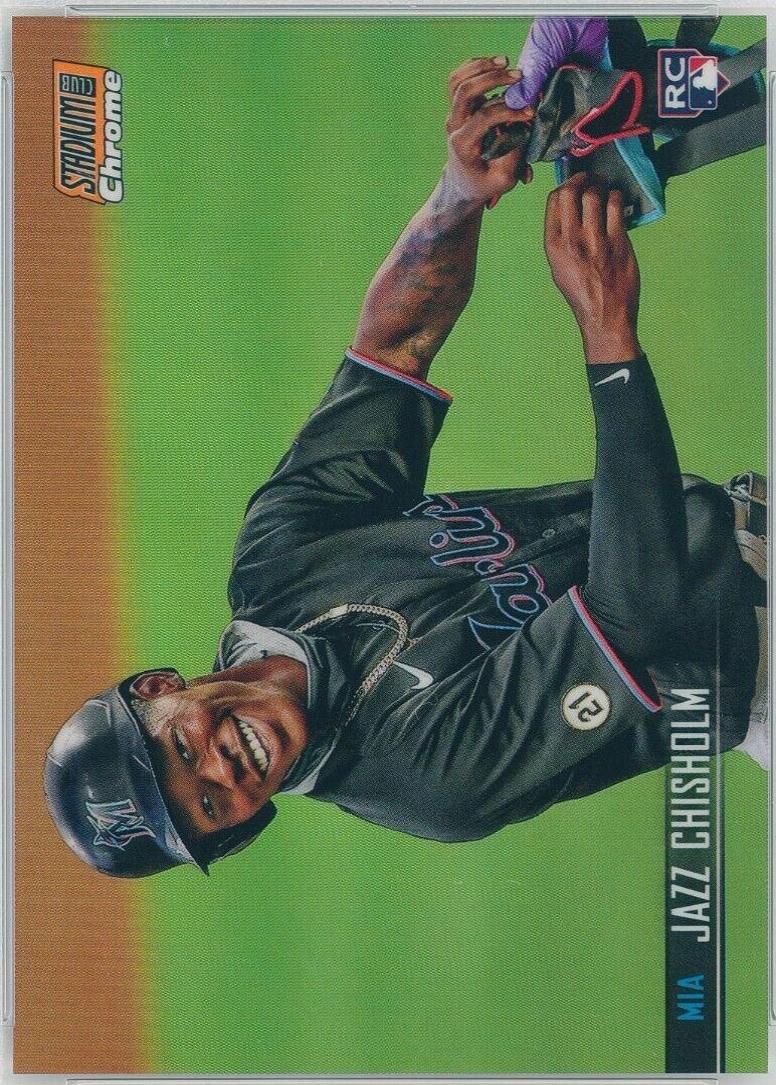 Jazz Chisholm Jr. [Orange Refractor] #47