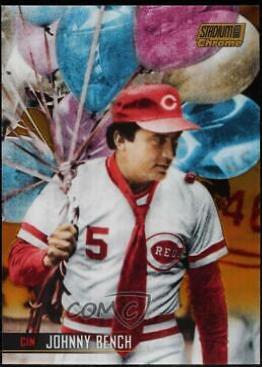 Johnny Bench [Gold Refractor] #197