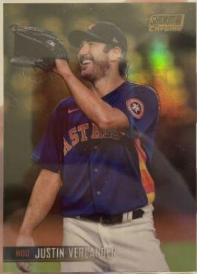Justin Verlander [Gold Refractor] #85