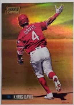 Khris Davis [Gold Refractor] #111