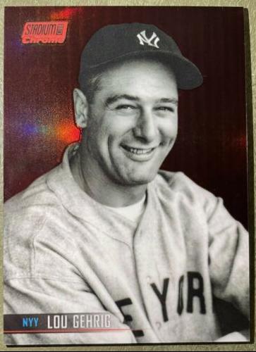 Lou Gehrig [Red Refractor] #21
