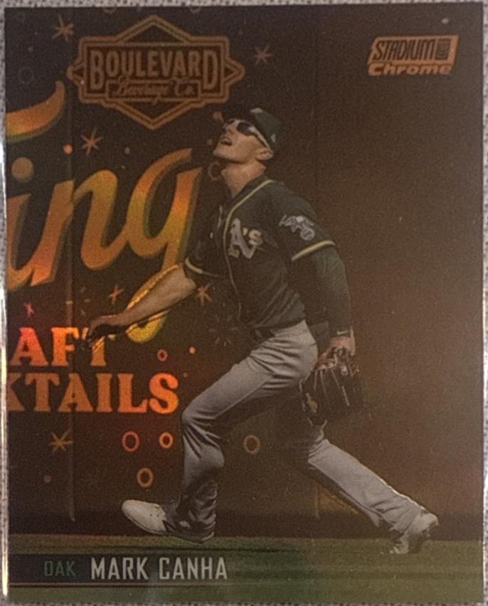 Mark Canha [Orange Refractor] #5