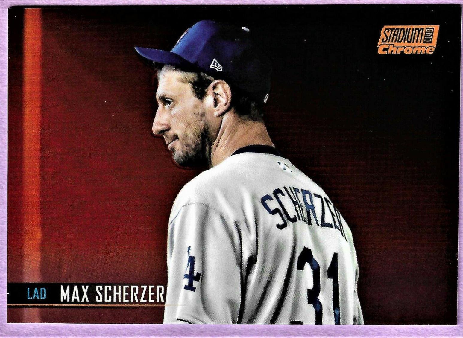 Max Scherzer [Orange Refractor] #90