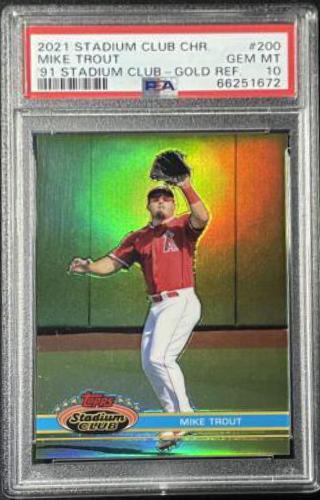 Mike Trout [1991 Variation Gold] #200