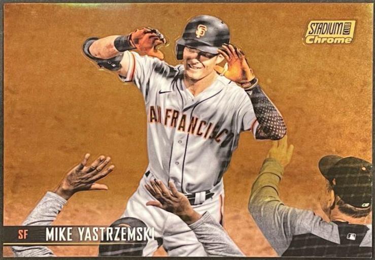 Mike Yastrzemski [Gold Refractor] #34