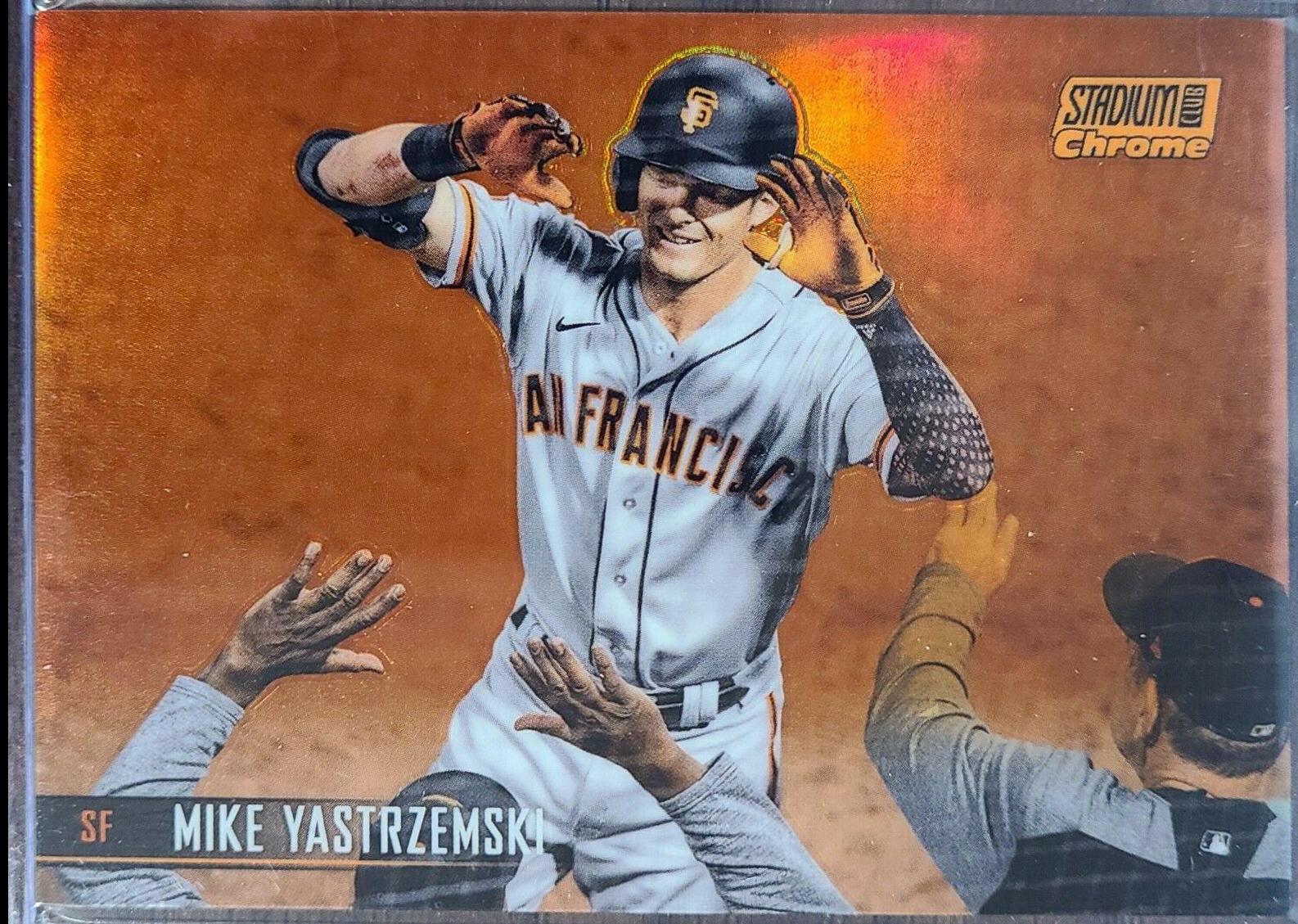 Mike Yastrzemski [Orange Refractor] #34