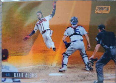 Ozzie Albies [Orange Refractor] #121