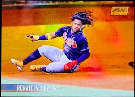 Ronald Acuna Jr. [Orange Refractor] #57