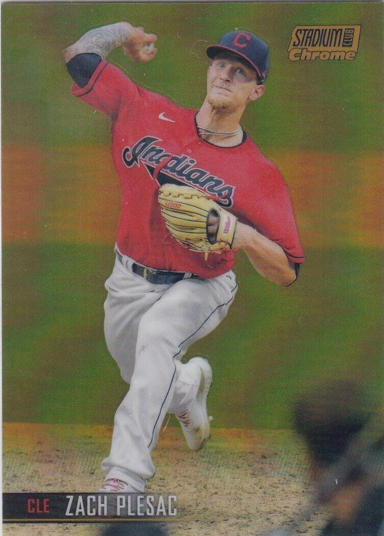 Zach Plesac [Gold Refractor] #29
