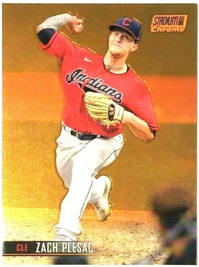 Zach Plesac [Orange Refractor] #29