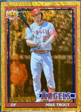 Mike Trout [Orange Hot Foil] #200
