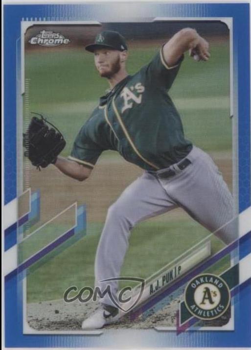 A. J. Puk [Blue Refractor] #90