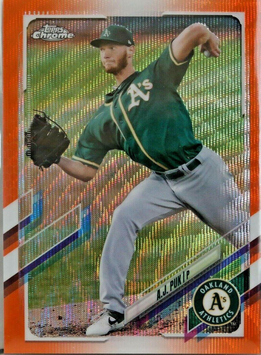 A. J. Puk [Orange Wave Refractor] #90