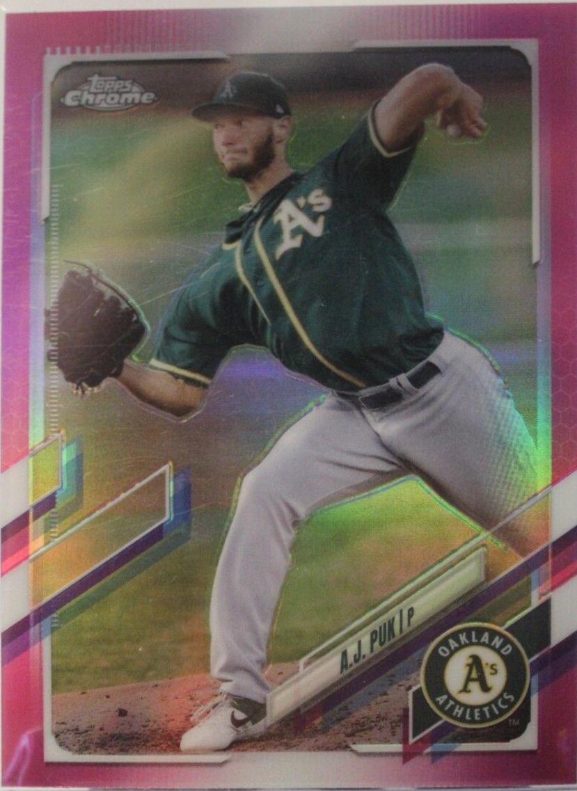 A. J. Puk [Pink Refractor] #90