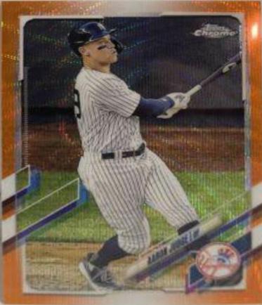 Aaron Judge [Orange Wave Refractor] #99