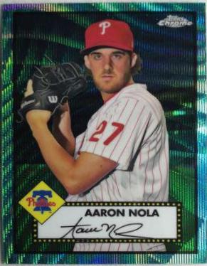 Aaron Nola [Aqua Wave Refractor] #46
