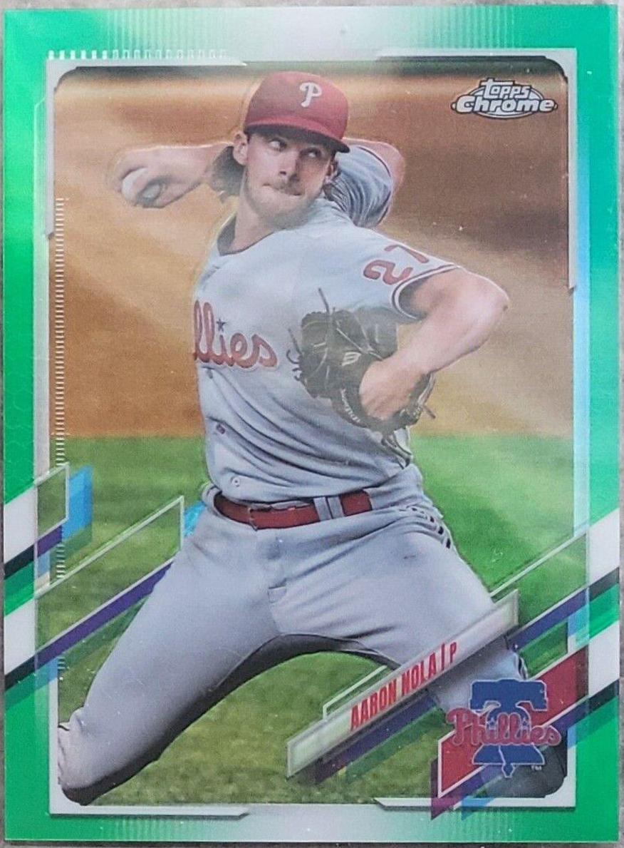 Aaron Nola [Green Refractor] #46