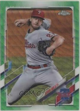 Aaron Nola [Green Wave Refractor] #46