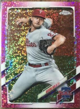 Aaron Nola [Magenta Speckle Refractor] #46