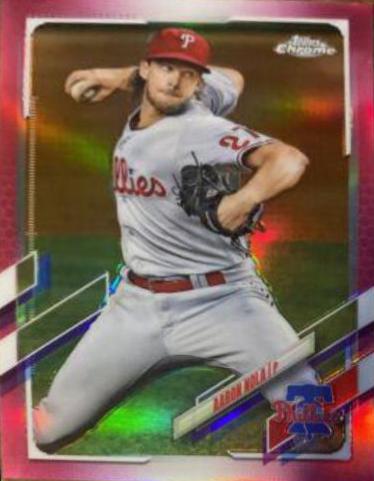 Aaron Nola [Pink Refractor] #46