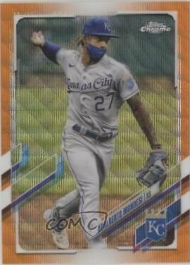 Adalberto Mondesi [Orange Wave Refractor] #74