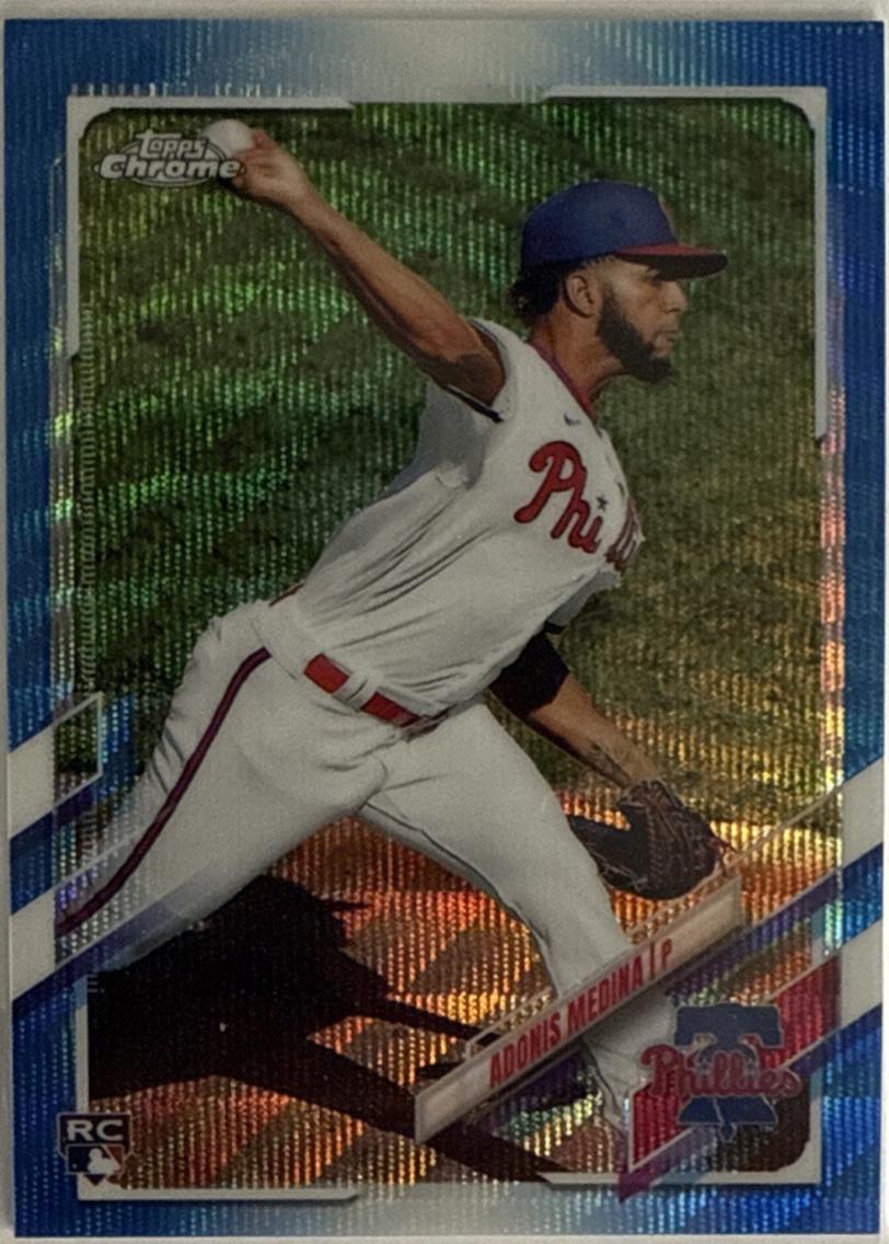 Adonis Medina [Blue Wave Refractor] #120