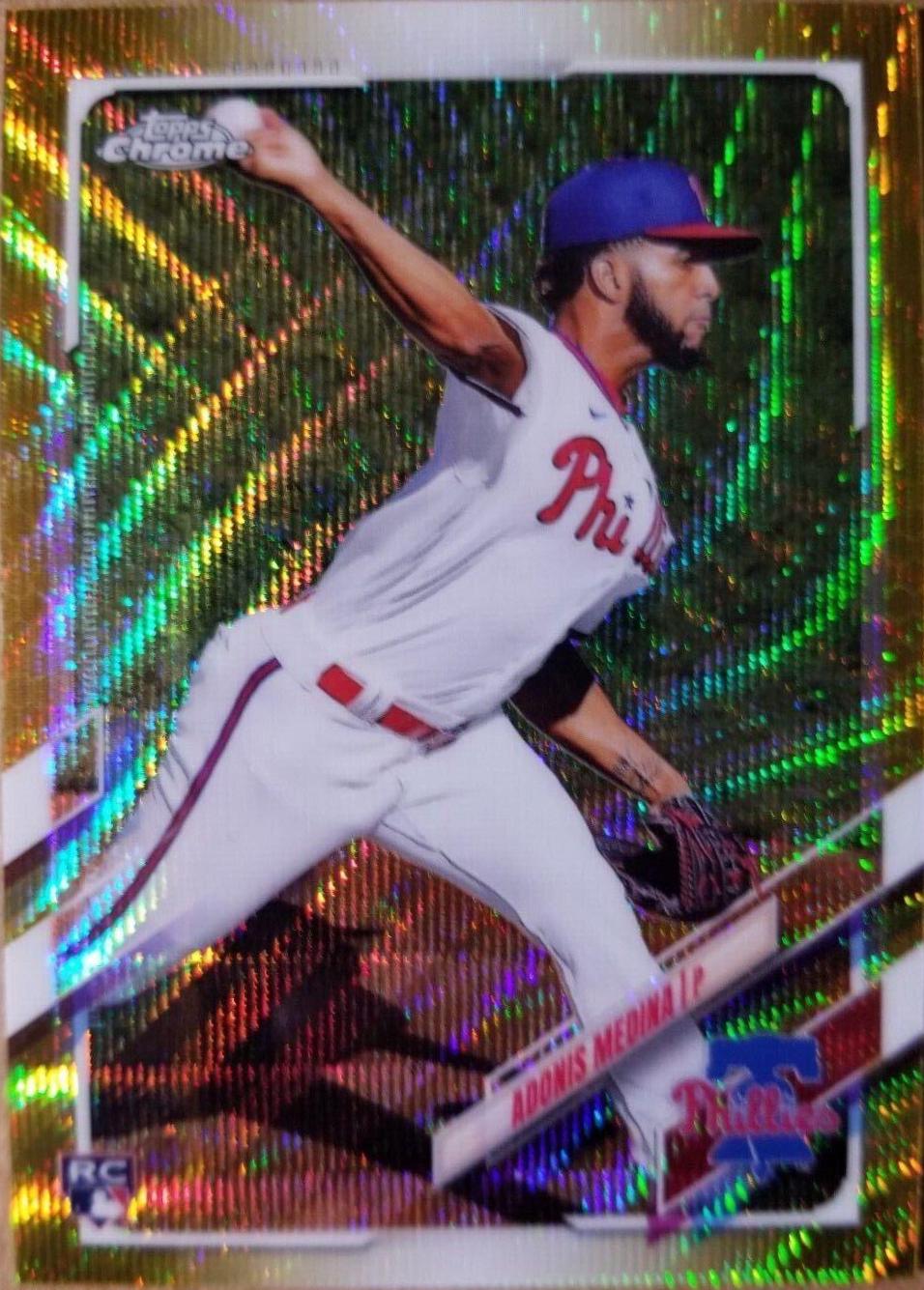 Adonis Medina [Gold Wave Refractor] #120