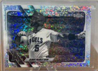 Albert Pujols [Black & White Mini Diamond Refractor] #102