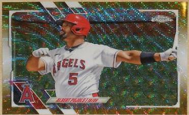 Albert Pujols [Gold Wave Refractor] #102