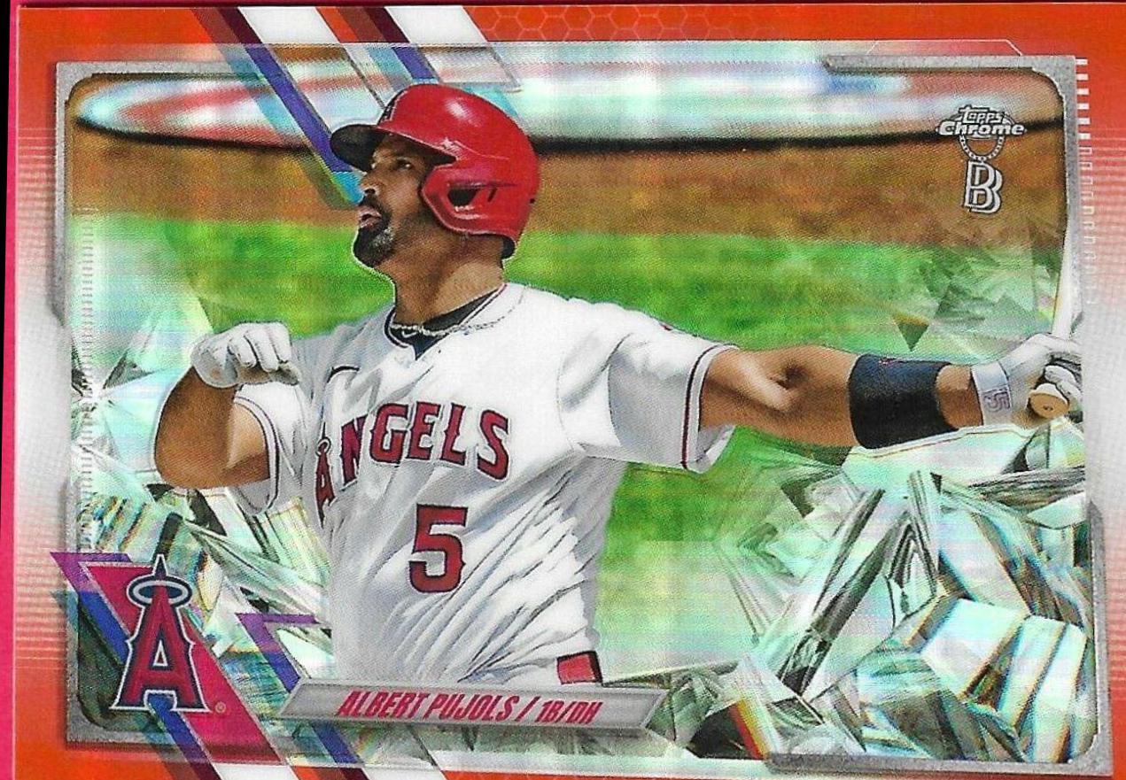 Albert Pujols [Orange Refractor] #102