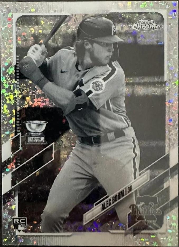 Alec Bohm [Black & White Mini Diamond Refractor] #119