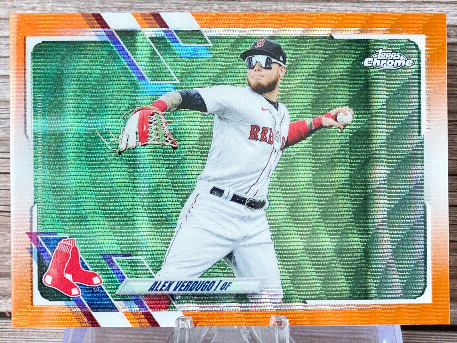 Alex Verdugo [Orange Wave Refractor] #168