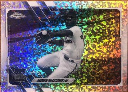 Andrew McCutchen [Black & White Mini Diamond Refractor] #44