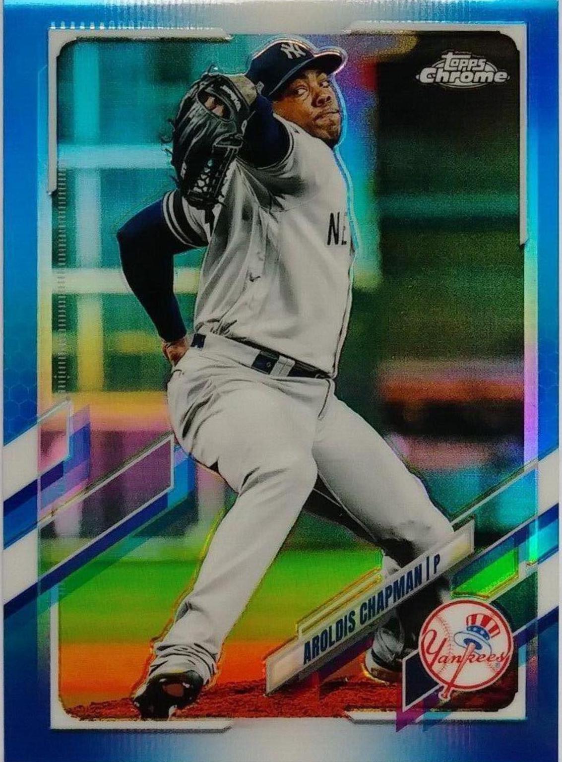 Aroldis Chapman [Blue Refractor] #96