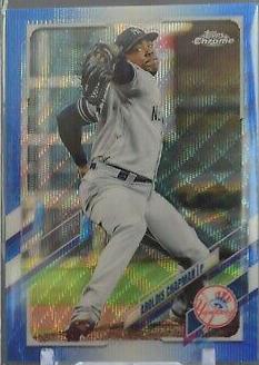 Aroldis Chapman [Blue Wave Refractor] #96