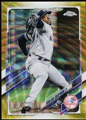 Aroldis Chapman [Gold Wave Refractor] #96