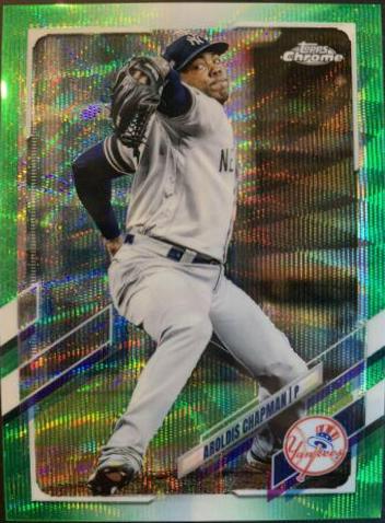 Aroldis Chapman [Green Wave Refractor] #96