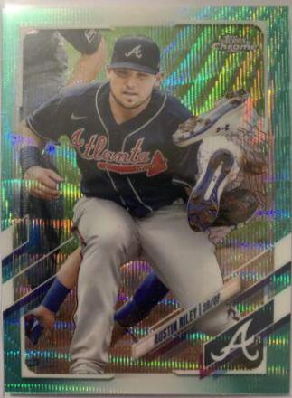 Austin Riley [Aqua Wave Refractor] #194