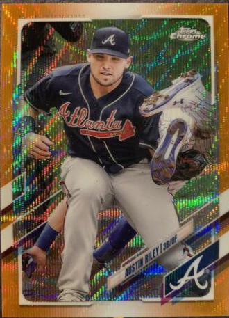 Austin Riley [Orange Wave Refractor] #194