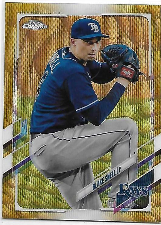 Blake Snell [Gold Wave Refractor] #43