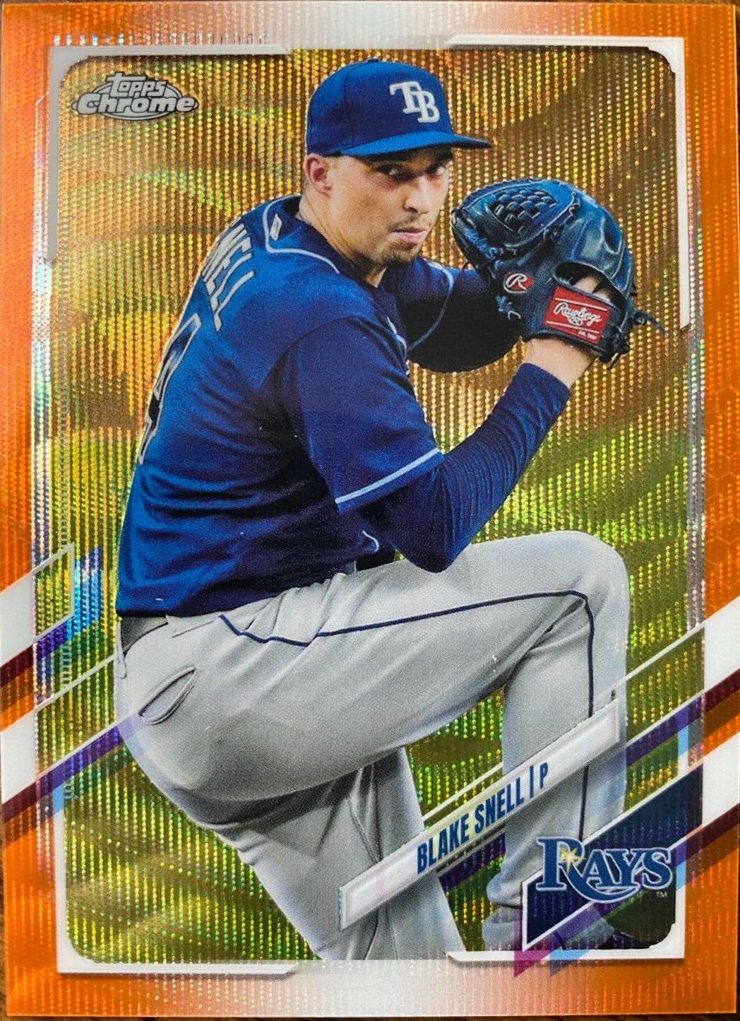 Blake Snell [Orange Wave Refractor] #43