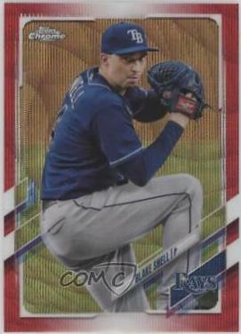 Blake Snell [Red Wave Refractor] #43