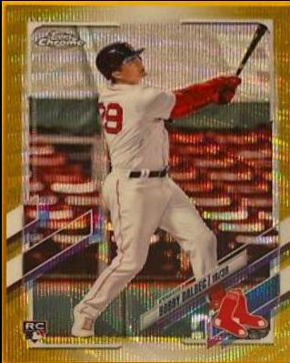 Bobby Dalbec [Gold Wave Refractor] #151