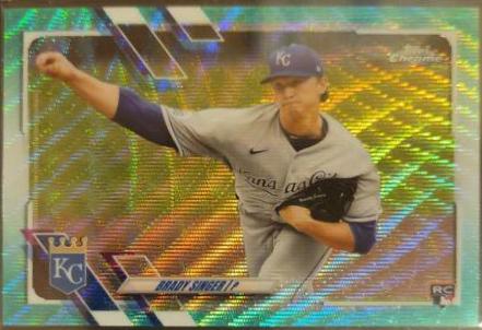 Brady Singer [Aqua Wave Refractor] #166