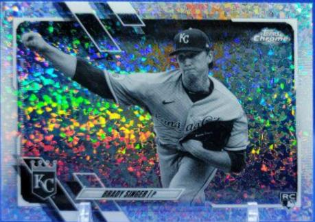 Brady Singer [Black & White Mini Diamond Refractor] #166