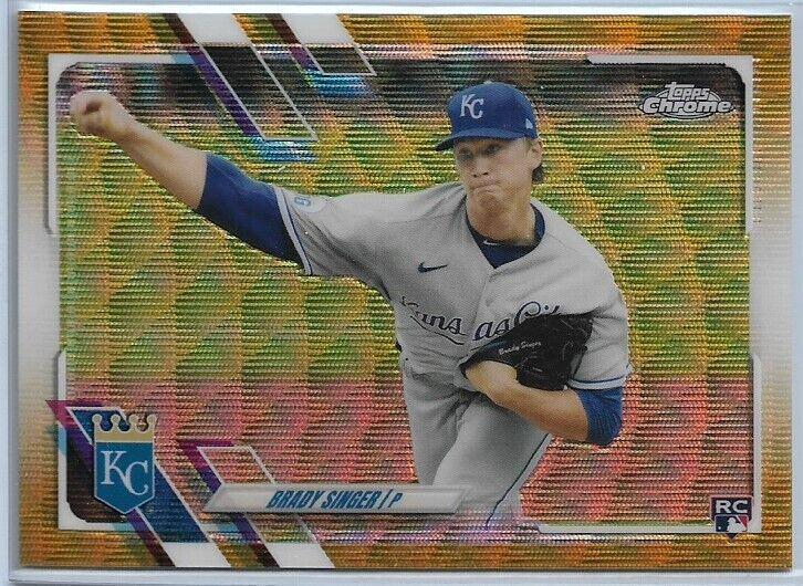 Brady Singer [Gold Wave Refractor] #166