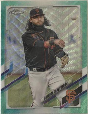 Brandon Crawford [Aqua Refractor] #65